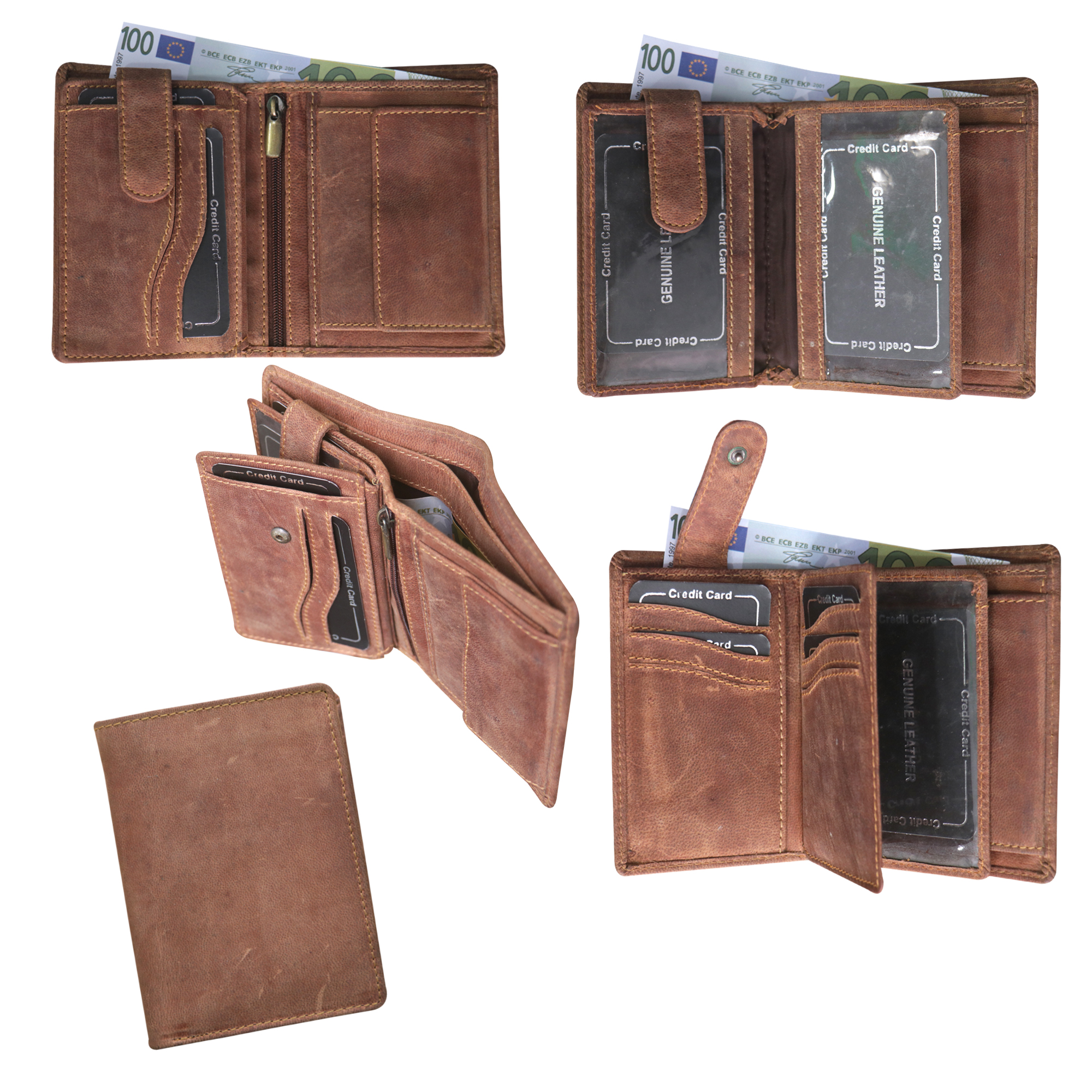 Vintage Brown Heritage Leather Wallet